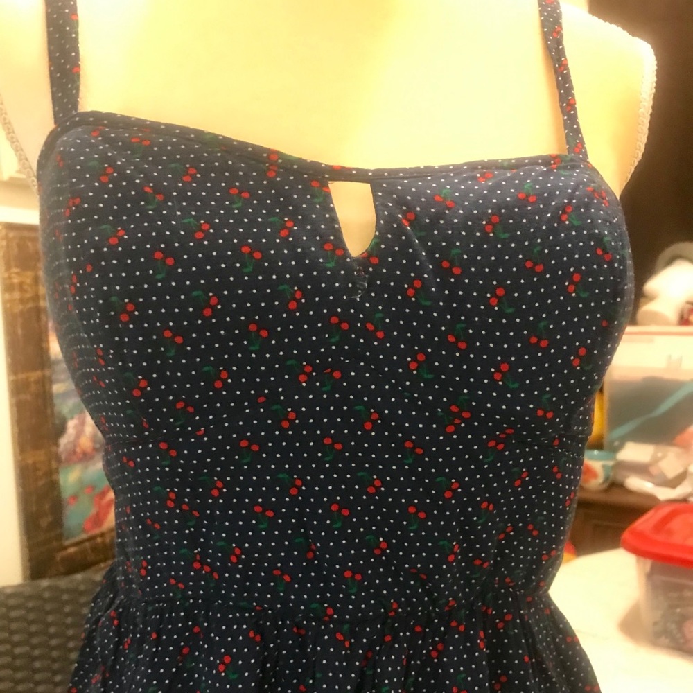Blue Strappy Dress Size L